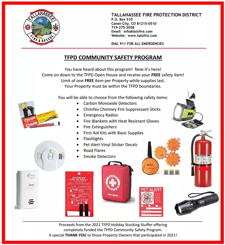 Community Safety Program Flyer